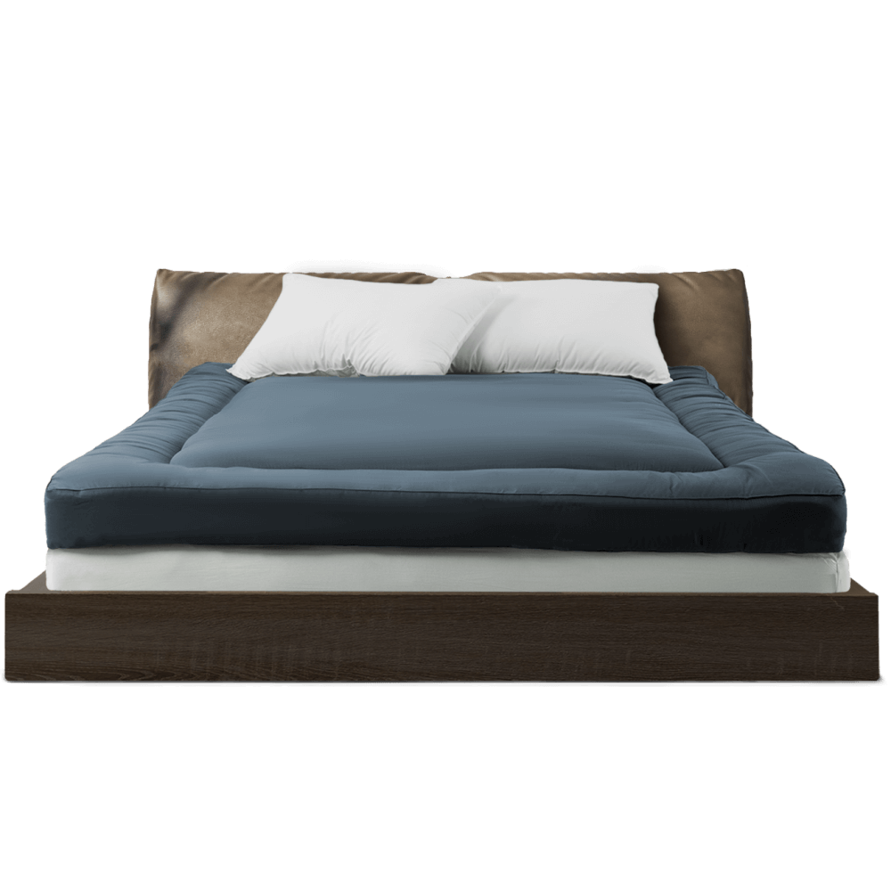 แผ่นรองนอน 6 ฟุต ibed รุ่นนุ่มแน่น (ลายเรียบ) หนา 4 นิ้ว Denim